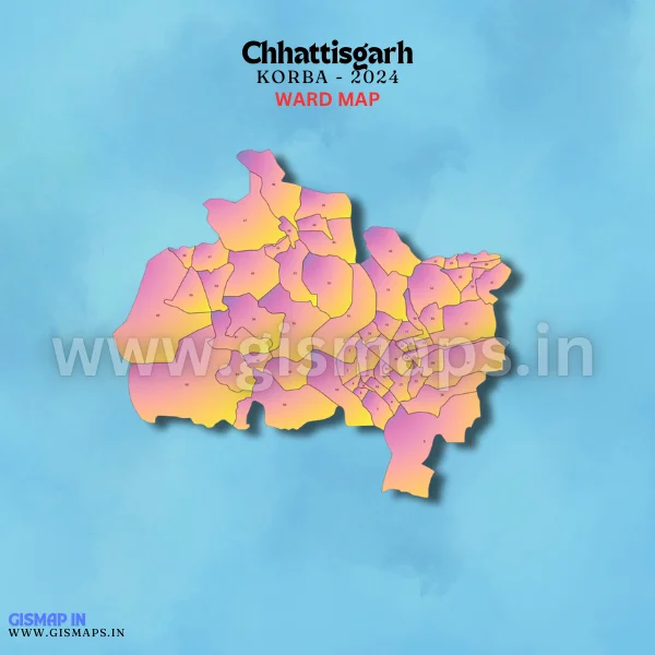 Korba Ward Map GIS Data