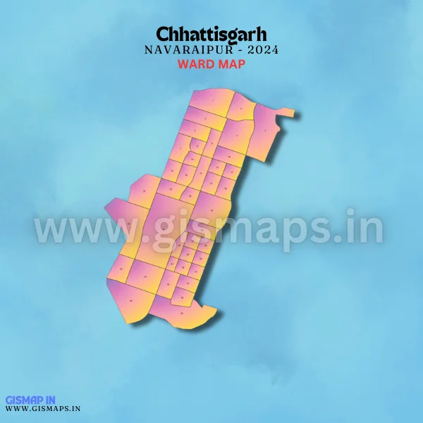 Nava Raipur Ward Map GIS Data