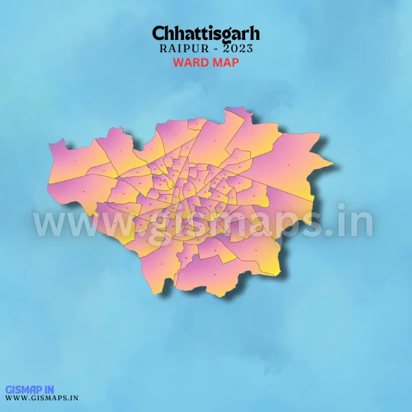 Raipur Ward Map GIS Data