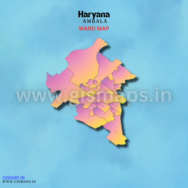 Ambala Ward Map (Haryana)