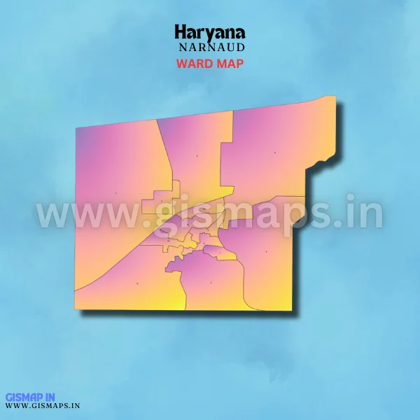 Narnaud Ward Map (Haryana)