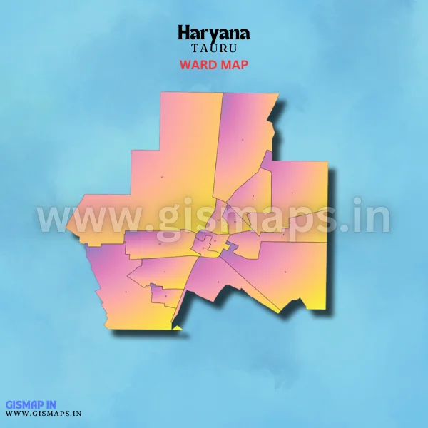 Tauru Ward Map (Haryana)