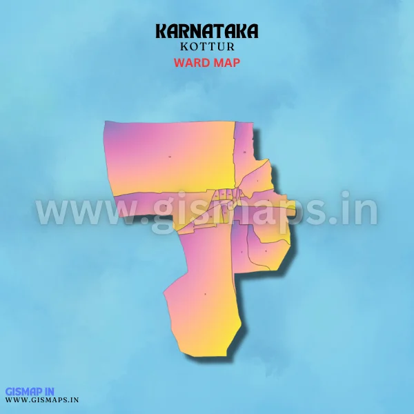 Kothur Map Kottur Ward Map (Karnataka)
