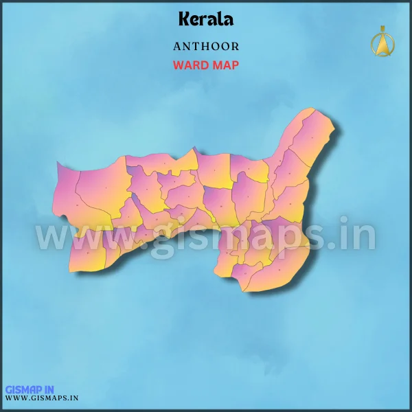 Anthoor Ward Map (Kerala)