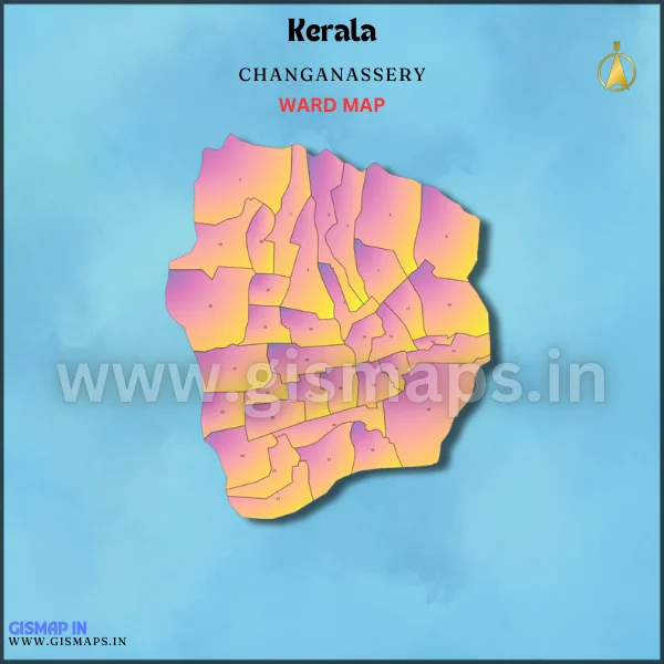 Changanassery Ward Map (Kerala)