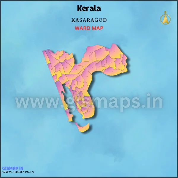 Kasaragod Ward Map (Kerala)