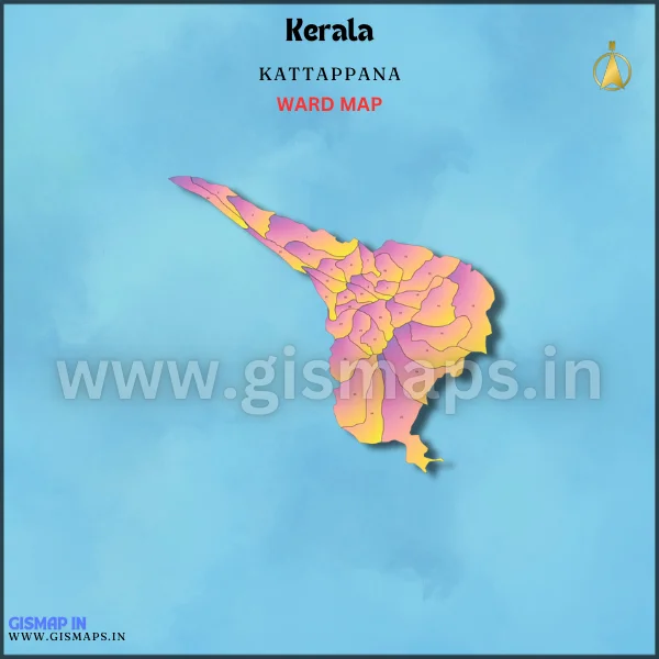 Kattappana Ward Map (Kerala)