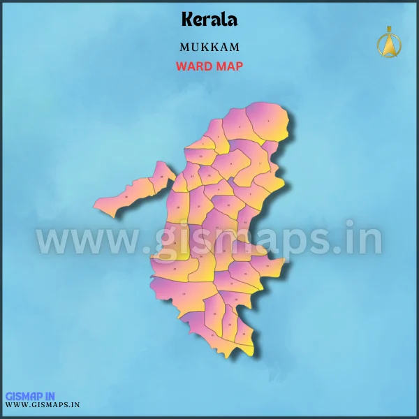 Mukkam Ward Map (Kerala)