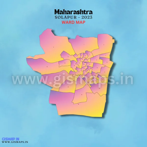 Solapur Ward Map GIS Data