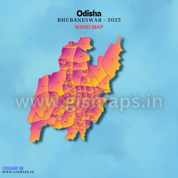 Bhubaneswar Ward Map GIS Data