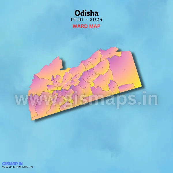 Odisha  Ward Map GIS Data