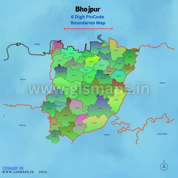 Bhojpur_District_Pincode_Map