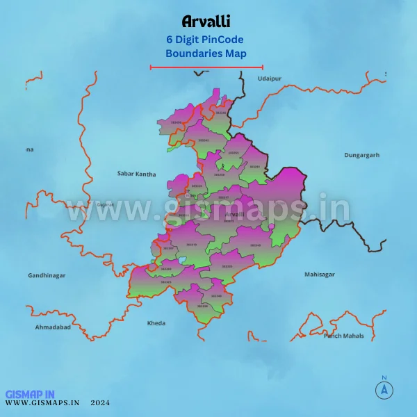 Arvalli_PincodeBoundaries_Map