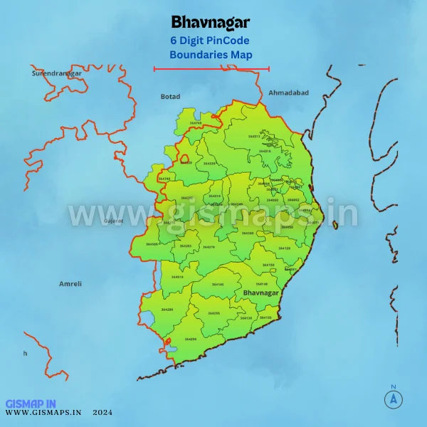 Bhavnagar_PincodeBoundaries_Map