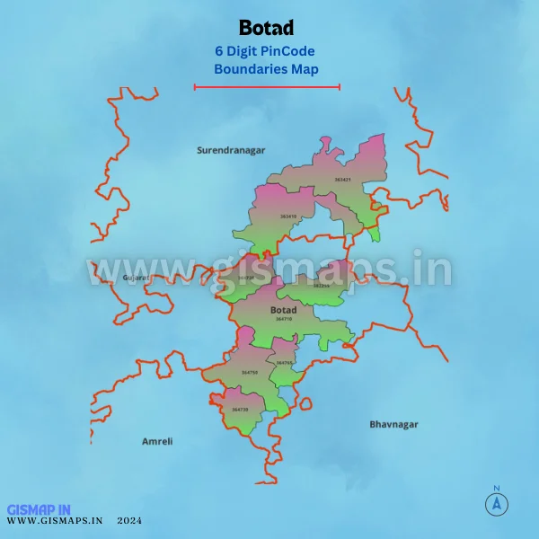 Botad_PincodeBoundaries_Map