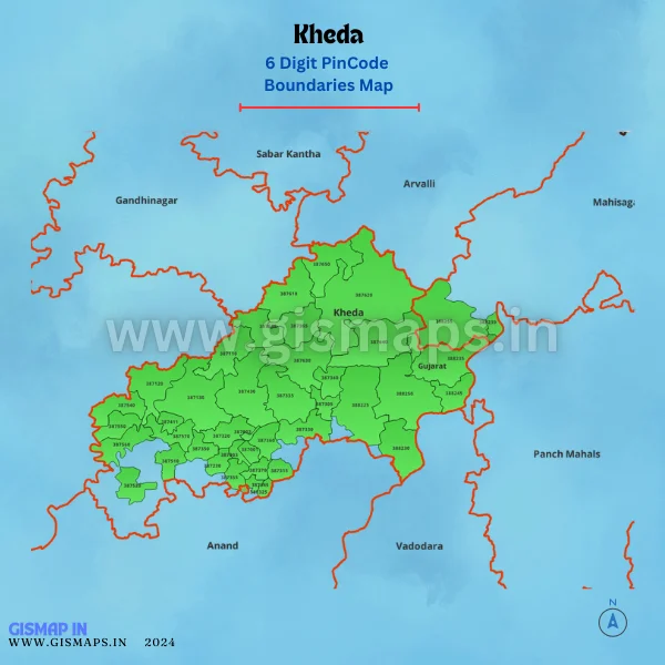 Kheda_PincodeBoundaries_Map