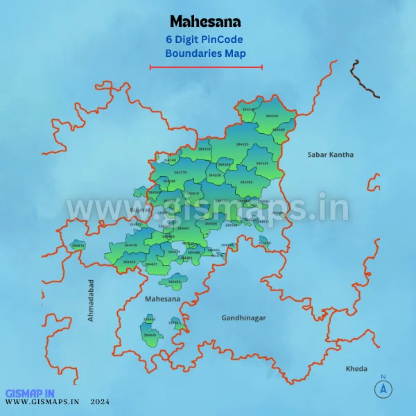 Mahesana_PincodeBoundaries_Map