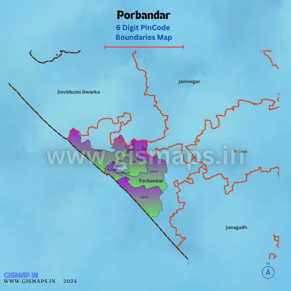 Porbandar_PincodeBoundaries_Map