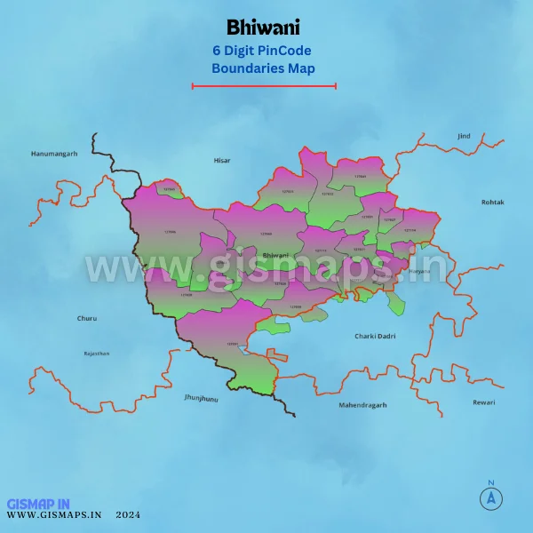 Bhiwani_PincodeNoundaries_Map