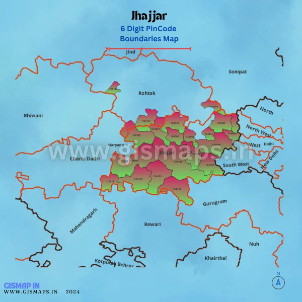 Jhajjar_PincodeNoundaries_Map