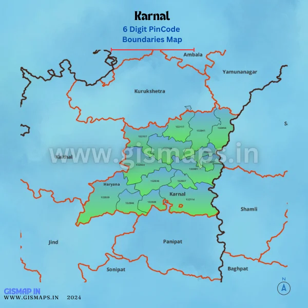 Karnal_PincodeNoundaries_Map