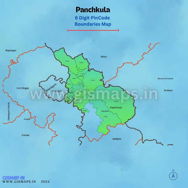 Panchkula_PincodeNoundaries_Map