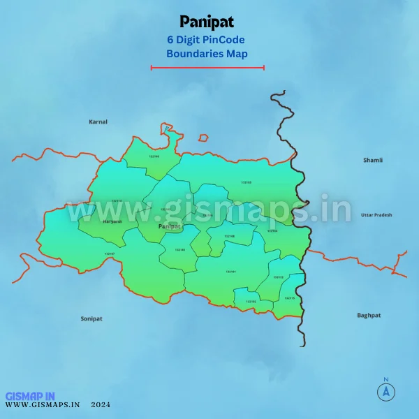 Panipat_PincodeNoundaries_Map