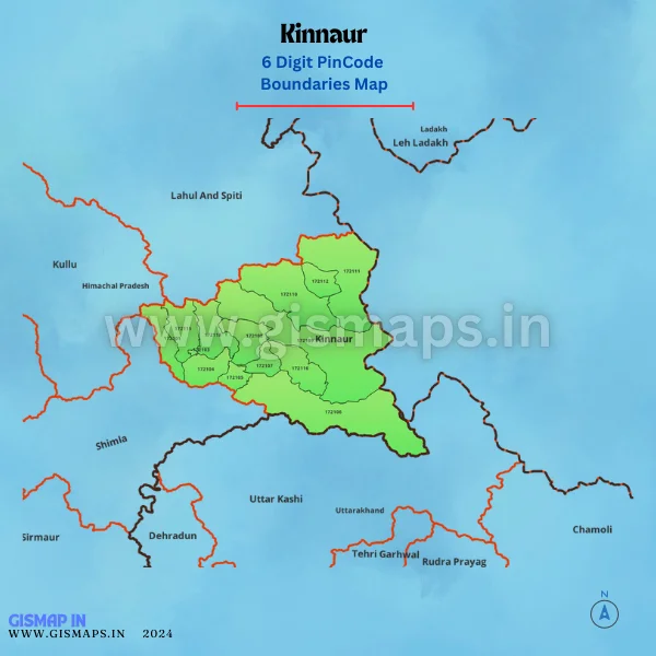 Kinnaur_PincodeBoundaries_Map