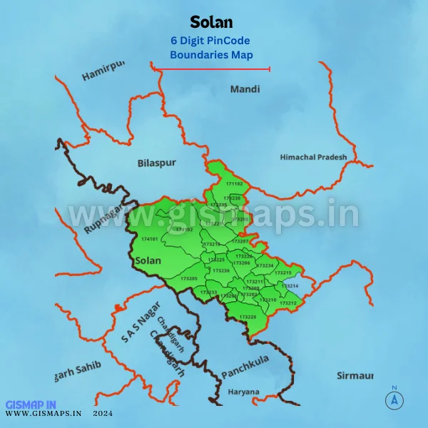 Solan_PincodeBoundaries_Map