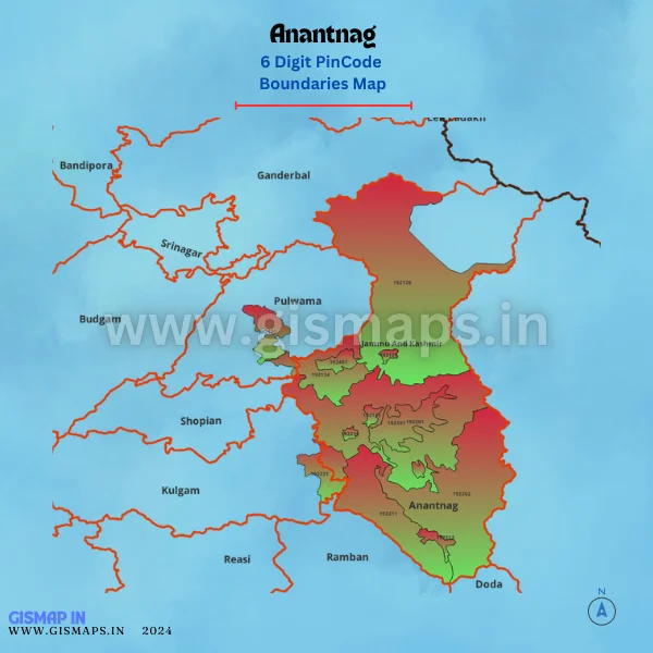 Anantnag_PincodeBoundaries_Map