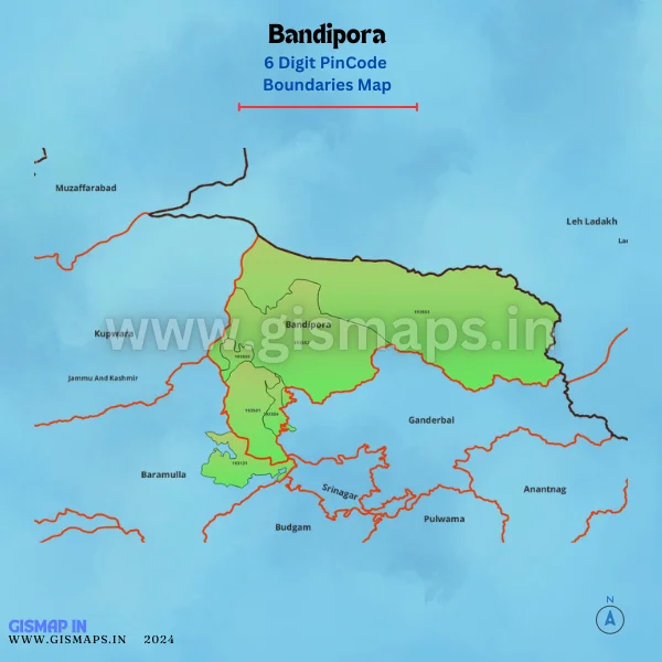 Bandipora_PincodeBoundaries_Map