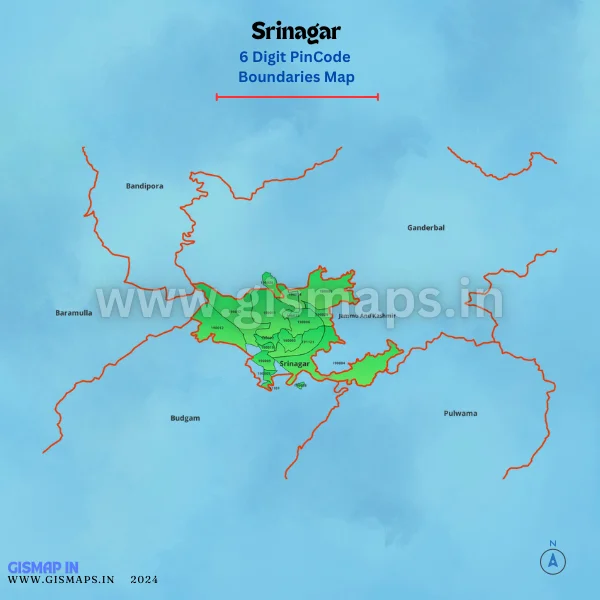 Srinagar_PincodeBoundaries_Map