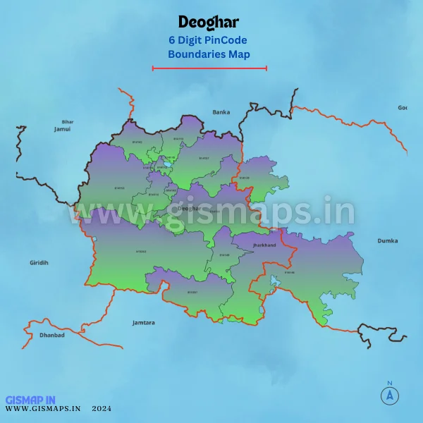 Deoghar_PincodeBoundaries_Map