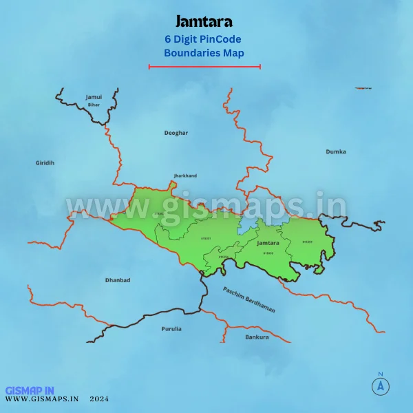 Jamtara_PincodeBoundaries_Map