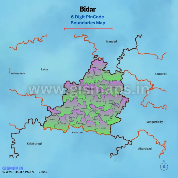 Bidar_PincodeBoundary_Map