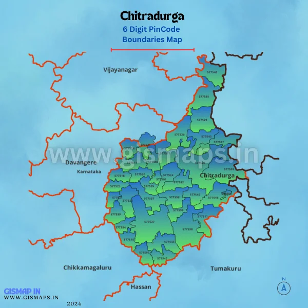 Chitradurga_PincodeBoundary_Map