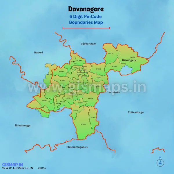 Davanagere_PincodeBoundary_Map