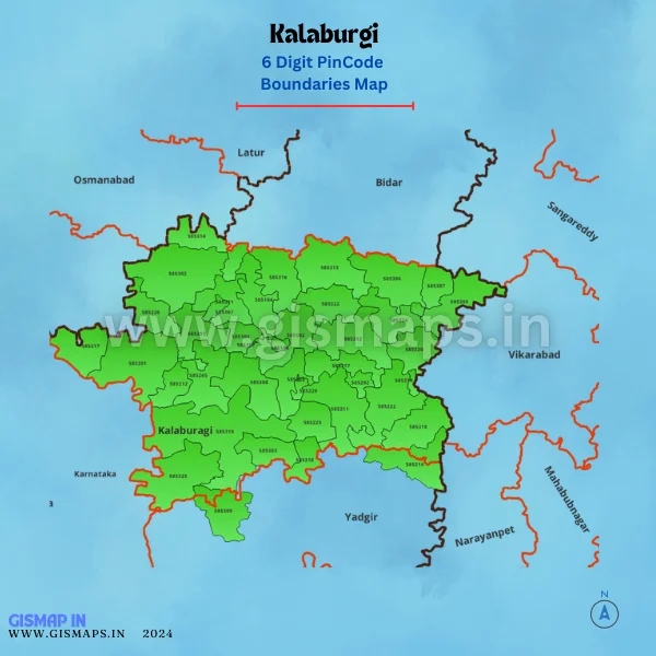 Kalaburgi_PincodeBoundary_Map