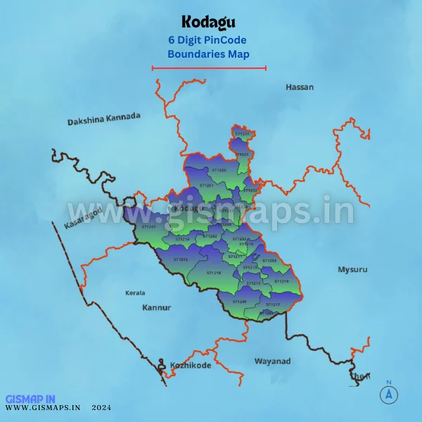 Kodagu_PincodeBoundary_Map