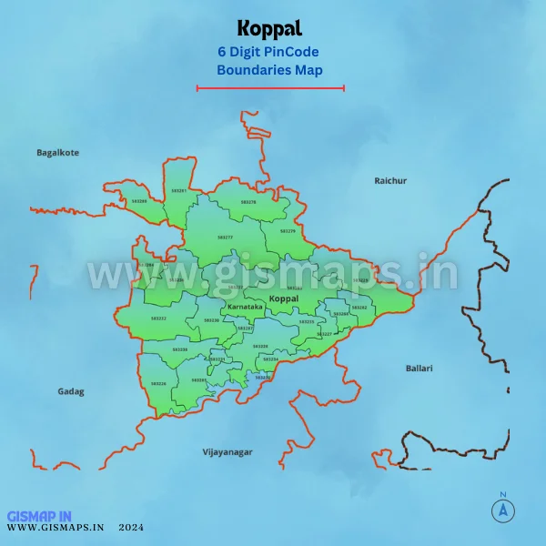 Koppal_PincodeBoundary_Map