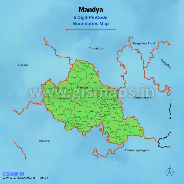 Mandya_PincodeBoundary_Map