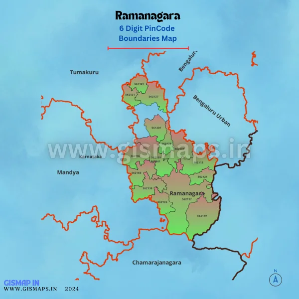 Ramanagara_PincodeBoundary_Map