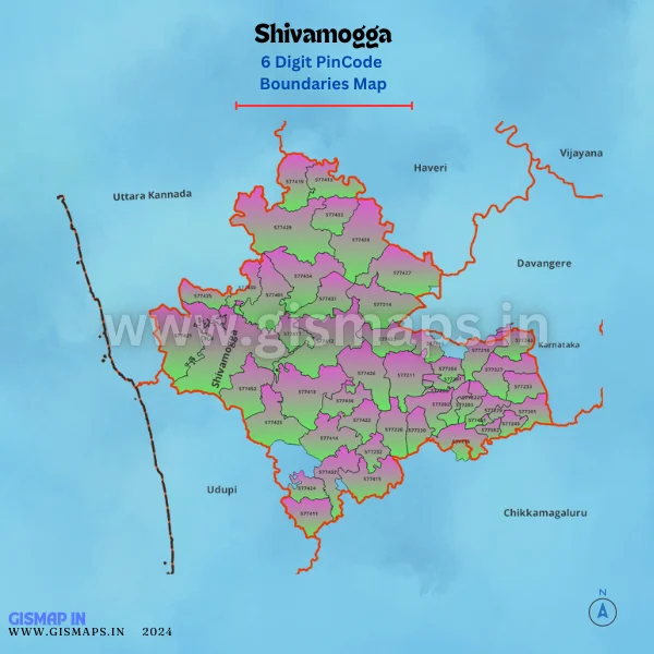 Shivamogga_PincodeBoundary_Map