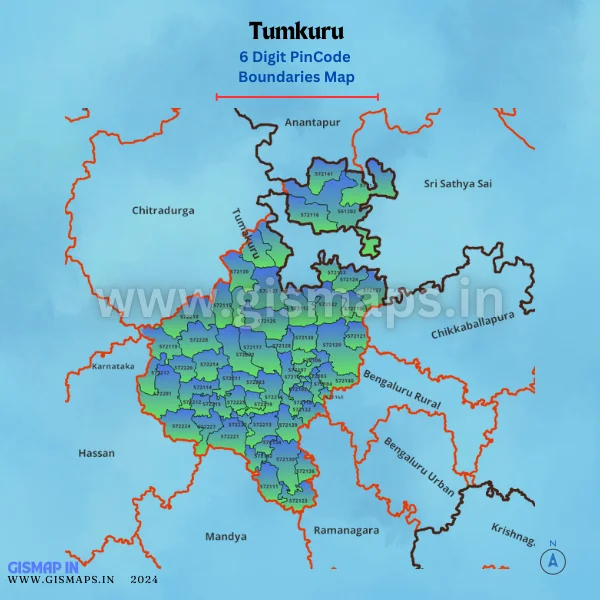 Tumkuru_PincodeBoundary_Map