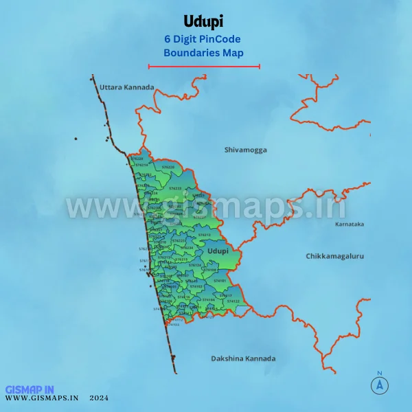 Udupi_PincodeBoundary_Map