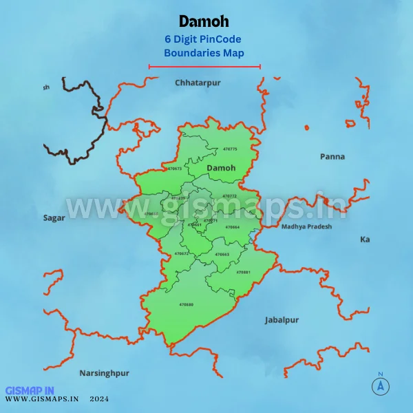 Damoh_PincodeBoundaries_Map