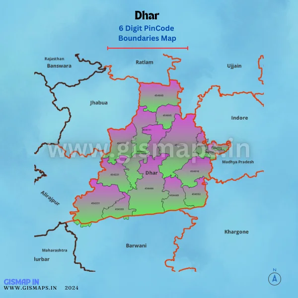 Dhar_PincodeBoundaries_Map