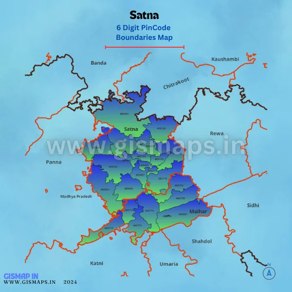 Satna_PincodeBoundaries_Map