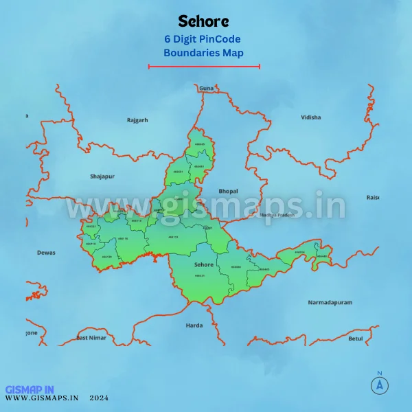 Sehore_PincodeBoundaries_Map