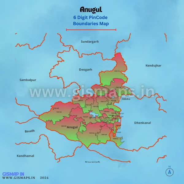 Anugul_Pincode_Boundaries_Map